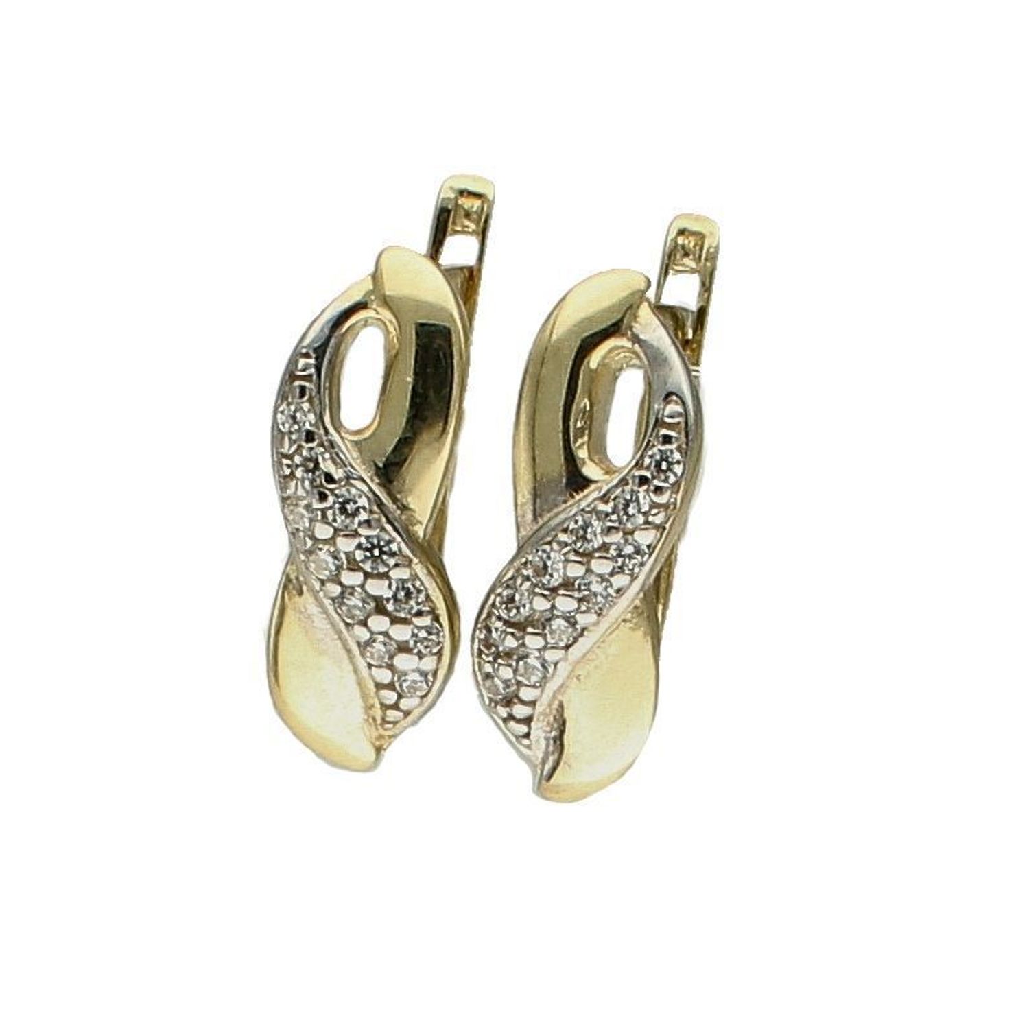 Kolczyki złote 333 na angielskie zapięcie Klasyka złota KL 7382 333. Złote kolczyki. Kolczyki złote damskie. Kolczyki złote z zapięciem angielskim. Kolczyki złote z cyrkoniami. Kolczyki złote idealne na prezent. Kolczyki klasy.jpg